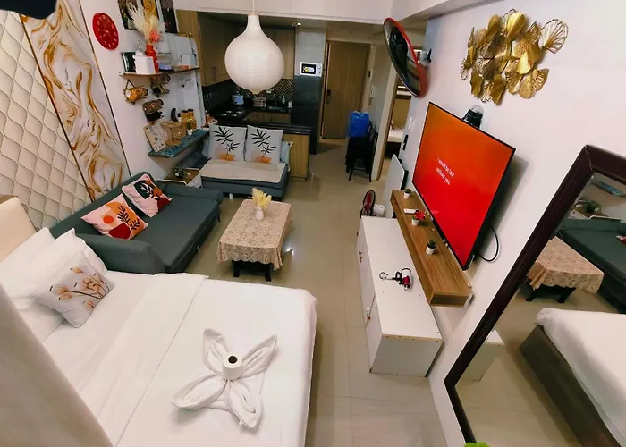 Appartement Shore Escape 2br Pool View Near Moa Smx & Naia T3 Manille